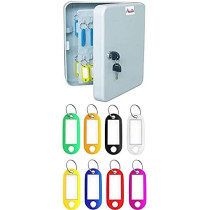 Abbasali Key Box93 Keys Capacityslot With Security Lockpowder Coated Finish And 93Pcs Key Tag