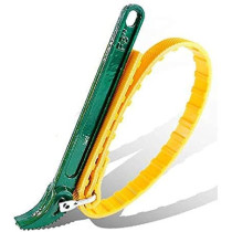 Abbasali Multi Purpose Adjustable Rubber Belt Strap Wrench 12 300Mm And Steel Handle Adjustable Strap Filter Opener