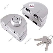 Abbasali Center Glass Door Lock Both Side Key