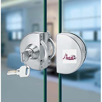 Abbasali Center Glass Door Lock Both Side Key