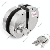 Abbasali Center Glass Door Lock One Side Key One Side Knob