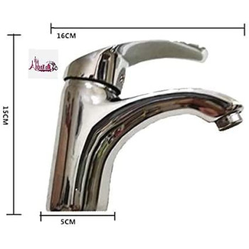 Abbasali Wash Basin Mixer Tap Faucet With 2Pcs Flexible Hose