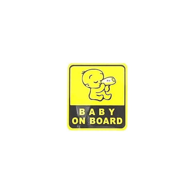 Abbasali Baby On Board Sticker Pack Of 2Pcs