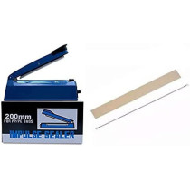 Abbasali Impulse Sealer MachineBlue 200 Mm With 1 Set Of Extra Strip