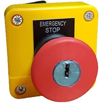 Abbasali Emergency Stop Push Button Switch Panic Switch With Keys