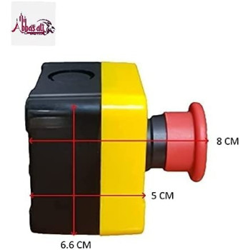 Abbasali Emergency Stop Push Button Switch Panic Switch With Keys