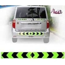 Abbasali Reflective Sticker4 Green For All Commercial Vehicles Pack Of 2