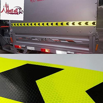 Abbasali Reflective Sticker4 Green For All Commercial Vehicles Pack Of 2