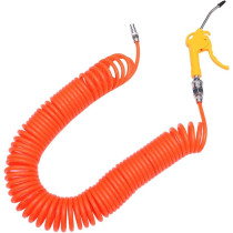 Abbasali Adjustable Air Compressor Accessory Kit With Extended Nozzle 8X5Mm15M Orange