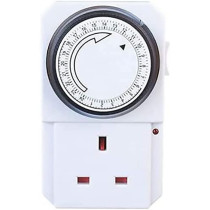 Abbasali Electronic Plug In Timer Switch 24Hr