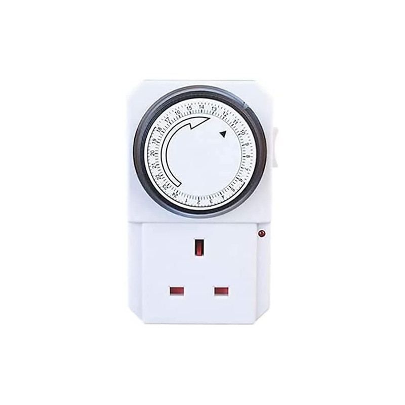Abbasali Electronic Plug In Timer Switch 24Hr