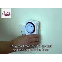 Abbasali Electronic Plug In Timer Switch 24Hr