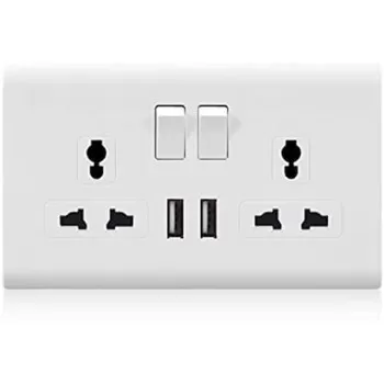 Abbasali Wall Socket Double...