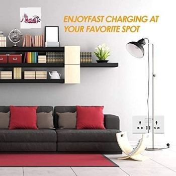 Abbasali Wall Socket Double Switch Multi Socket And 2 Usb Universal Wall Socket Tamper Resistant Duplex Receptacle