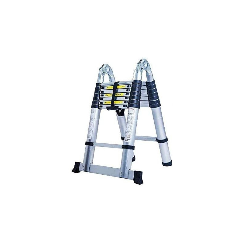 Abbasali Telescopic Ladder Of Aluminum 4.4 M Removable Multi Purpose Retractable