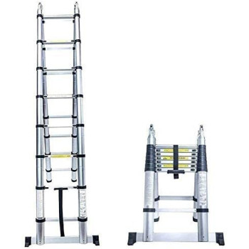 Abbasali Telescopic Ladder Of Aluminum 4.4 M Removable Multi Purpose Retractable