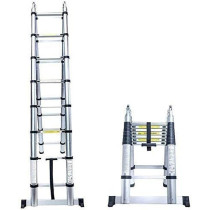 Abbasali Telescopic Ladder Of Aluminum 4.4 M Removable Multi Purpose Retractable