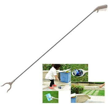 Abbasali Multi Purpose Easy Reaching Trash Garbage Pick Up Grabber Reacher Tool Multicolor