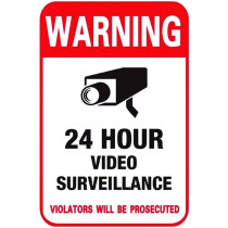 Abbasali Wall Sticker 2 Pcs Monitor Warning Sticker Camera Decal And Safety Sign Home Cctv Video Surveillance Security