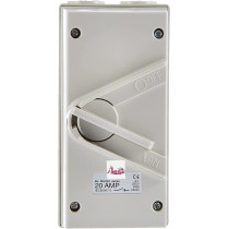 Abbasali Electric 20A 250V Surface Mount Single Pole Isolating Switch Ip66 Weatherproof