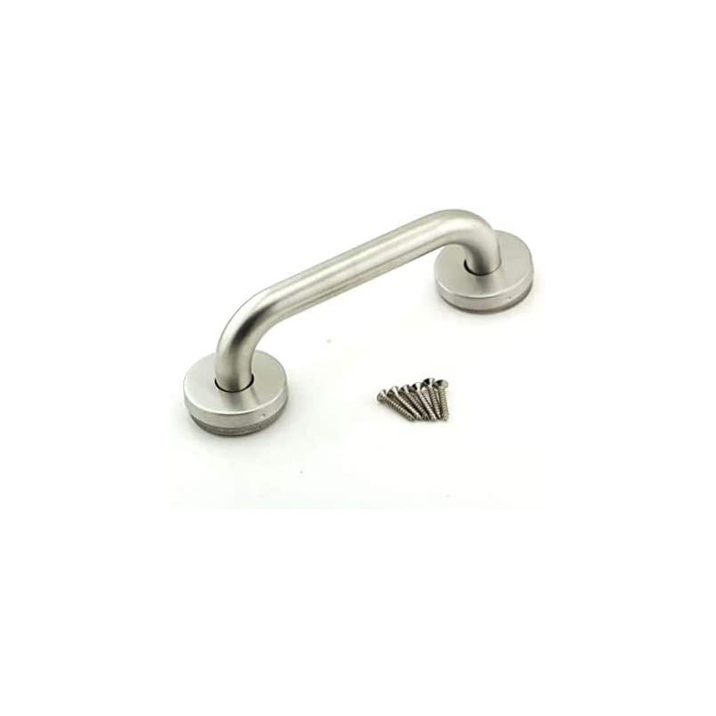 Abbasali Stainless Steel Grab Handle 8 Inch 20 Cm With Screws Set Of 2Pcs