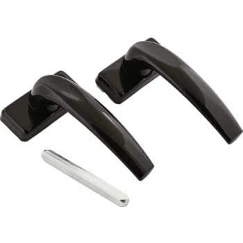 Abbasali Aluminium Door Handle Black With 20Mm Lock Body