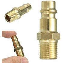 Abbasali 1X Quick Coupler Tool Euro 1 4 Bsp Air Line Hose Fitting Coupling Adapter Hardening Steel Compressor Connector
