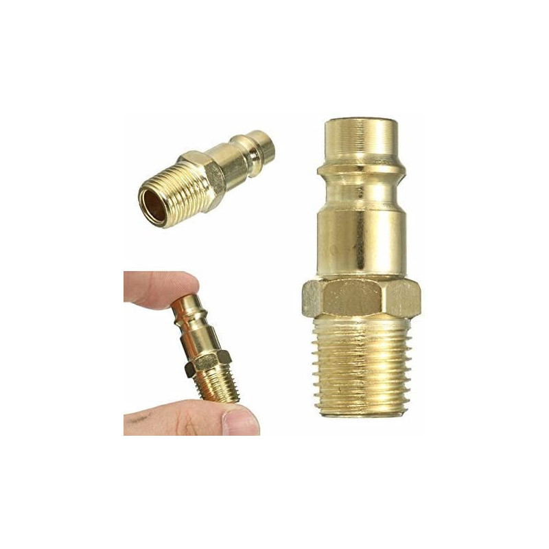 Abbasali 1X Quick Coupler Tool Euro 1 4 Bsp Air Line Hose Fitting Coupling Adapter Hardening Steel Compressor Connector