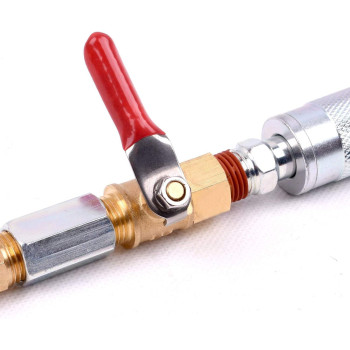 Abbasali 1 4 Heavy Duty Air Compressor Brass Ball Valve Shut Off Switch 1 4 Inch Male And Female Npt Thread Pipe Fitting