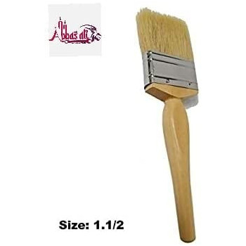 Abbasali Paint BrushesLong Quality Bristles Comfortable Wooden HandleFor All Types Of Painting 1 1 2Inch