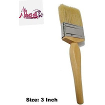 Abbasali Paint BrushesLong Quality Bristles Comfortable Wooden HandleFor All Types Of Painting 3Inch