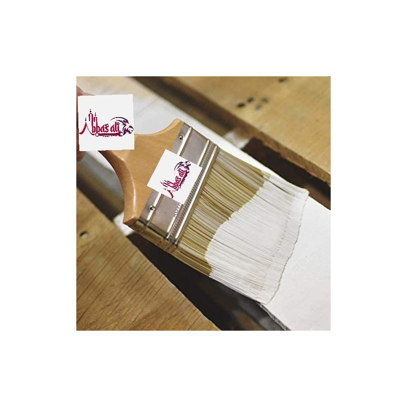 Abbasali Paint BrushesLong Quality Bristles Comfortable Wooden HandleFor All Types Of Painting 3Inch
