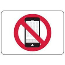 Abbasali No Cell Phone Symbol Sticker 21X30 For Officeswarehosesschools Etc Pack Of 3Pcs