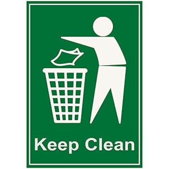 Abbasali Keep Clean Sticker...
