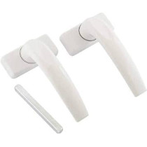 Abbasali 2Pcs Aluminium Door Handle White