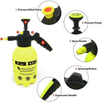 Abbasali Hand Pump Garden Sprayer Handheld Pressure Sprayers Sprays Water Chemicals Pesticides