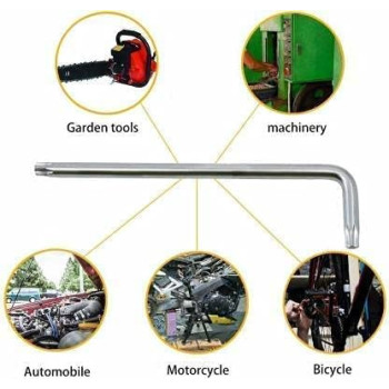 Abbasali Star Key Set 9 Pieces Torx Hex Key Wrench Set Tamper Proof Star Screwdriver Torque Repair