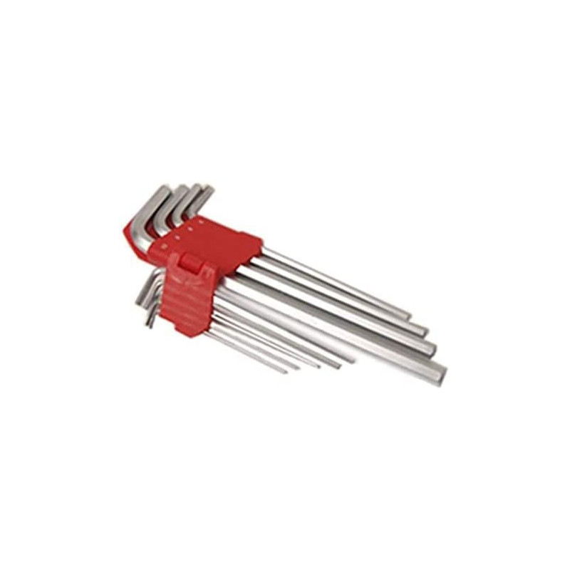 Abbasali 9Pc Hex Allen Key Wrench Set Ex Long 1.5 10.0Mm