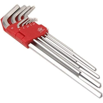 Abbasali 9Pc Hex Allen Key Wrench Set Ex Long 1.5 10.0Mm