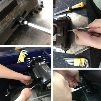 Abbasali Hex Key Set 9 Piece Long Arm Ball Point Allen Hex Key Wrench Hex Key Set Metric Long 1.5 Mm 10 Mm