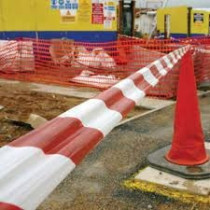 Abbasali 4 Pcs Safety Cone 50Cm With Warning Tape 1Pc