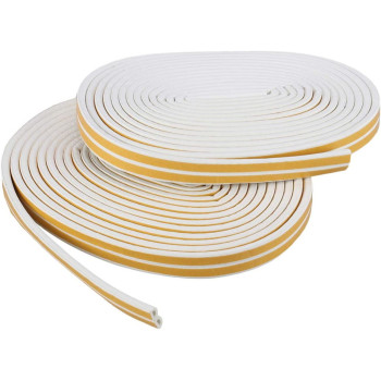 Garneck 2Pcs Weather Stripping Insulation Door Window Foam Seal Strip Collision Avoidance Rubber Soundproofing Weatherstrip