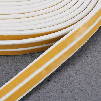 Garneck 2Pcs Weather Stripping Insulation Door Window Foam Seal Strip Collision Avoidance Rubber Soundproofing Weatherstrip