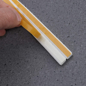 Garneck 2Pcs Weather Stripping Insulation Door Window Foam Seal Strip Collision Avoidance Rubber Soundproofing Weatherstrip