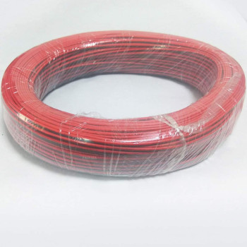Abbasali 2Pin Extension Cable Wire Cord Cable 20M For Led Strips Black Red Professional Electrical Wire Electric Tape