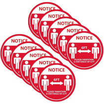 Floor Markers 1 5 10 Pcs Floor Warning Stickers Please Keep Wait Here Stand Keep 6Ft Queue Stickers Keep Distance Color10 Pc