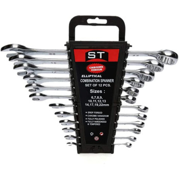 American Mechanix Crv Combination Spanner Set 12 Pieces 2200 57