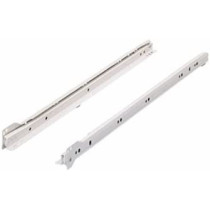 Njm White Drawer Railing Runner Slides 16 400 Mm Length