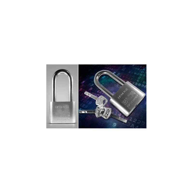 Ath Long Shackle Padlock With 3Keys 50Mm