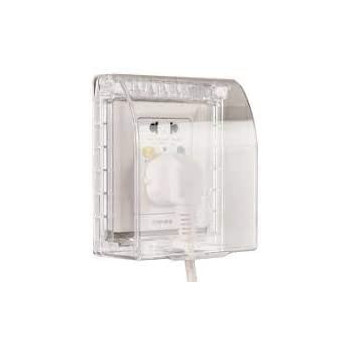 Abbasali 13Amp Single Switch Socket Protection Cover
